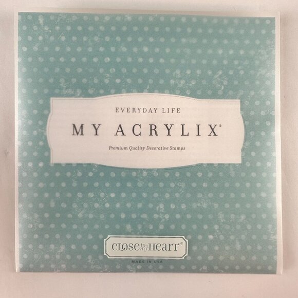 My Acrylix Close To My Heart Everyday Life Decorative Stamps Set c1475 - Picture 2 of 2